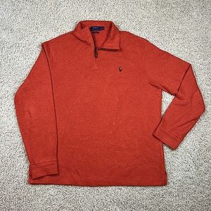 XL Men’s Polo Ralph Lauren half zip pullover.